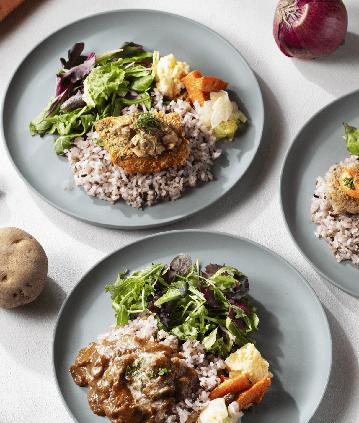 VEGETABLE LIFE CAFEの全国各地の食材を使用したメニュー